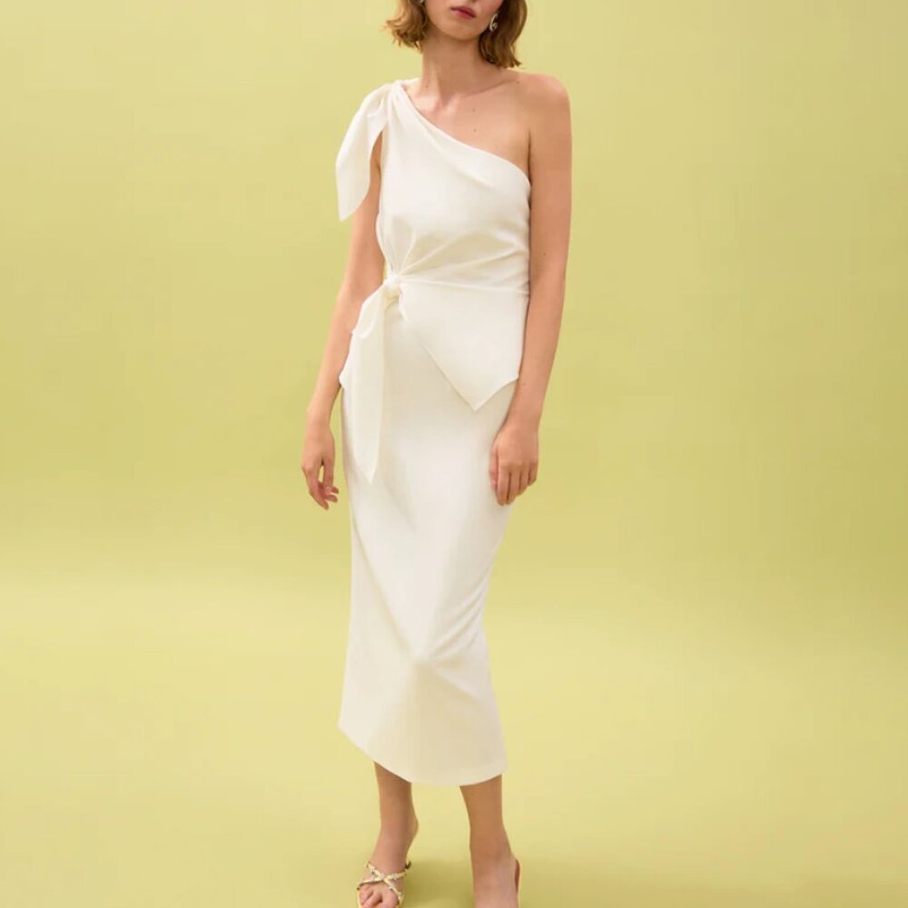 DELPHINE by Tanya Taylor Cyn Dress - ivory size 8